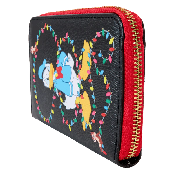 DISNEY - Donald wrapped in lights - Portefeuille LoungeFly - 2