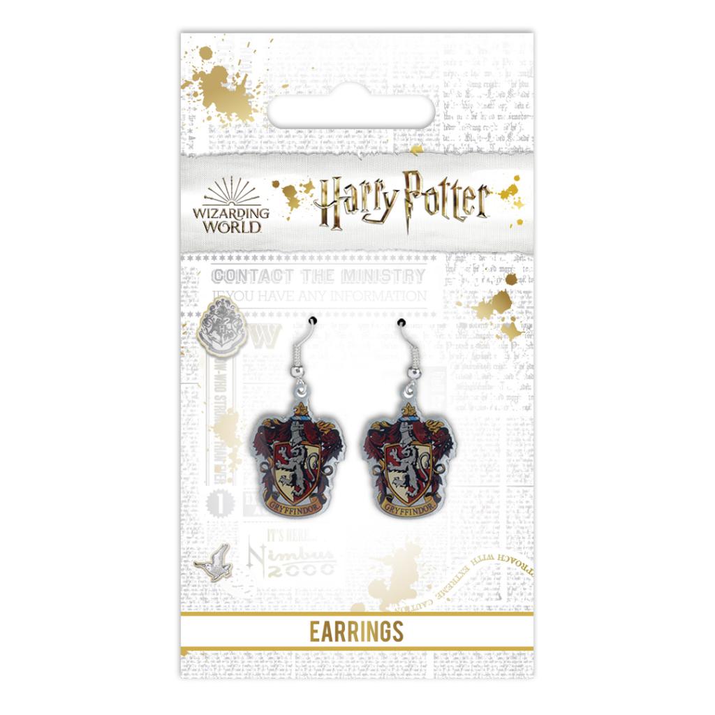 HARRY POTTER - Boucles d'oreilles Pendantes - Emblème Griffondor - 2