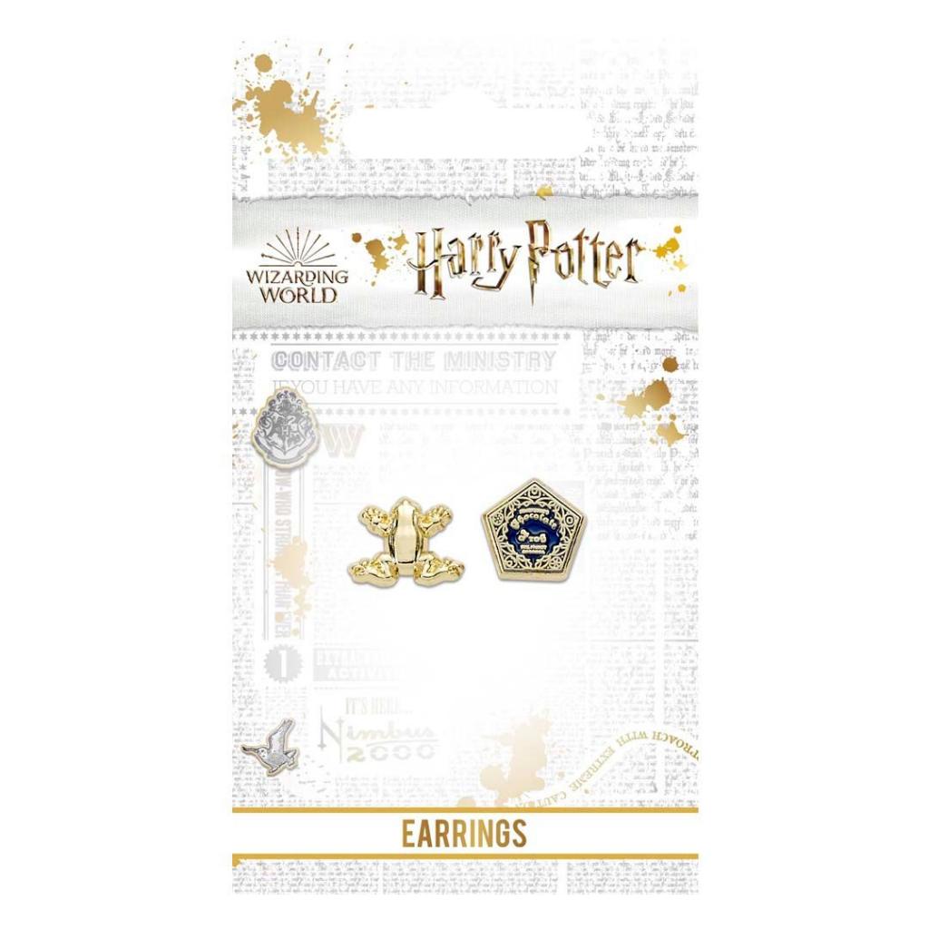 HARRY POTTER - Boucles d'Oreilles - Grenouille en Chocolat & Boîte - 2