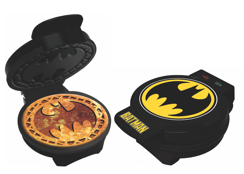 DC Batman Waffle Maker Electro Uncanny Brands DC