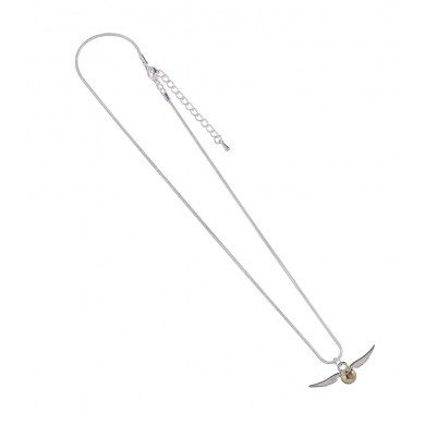 HARRY POTTER - Silver Plated Collection - Golden Snitch Necklare_IMAGE_2