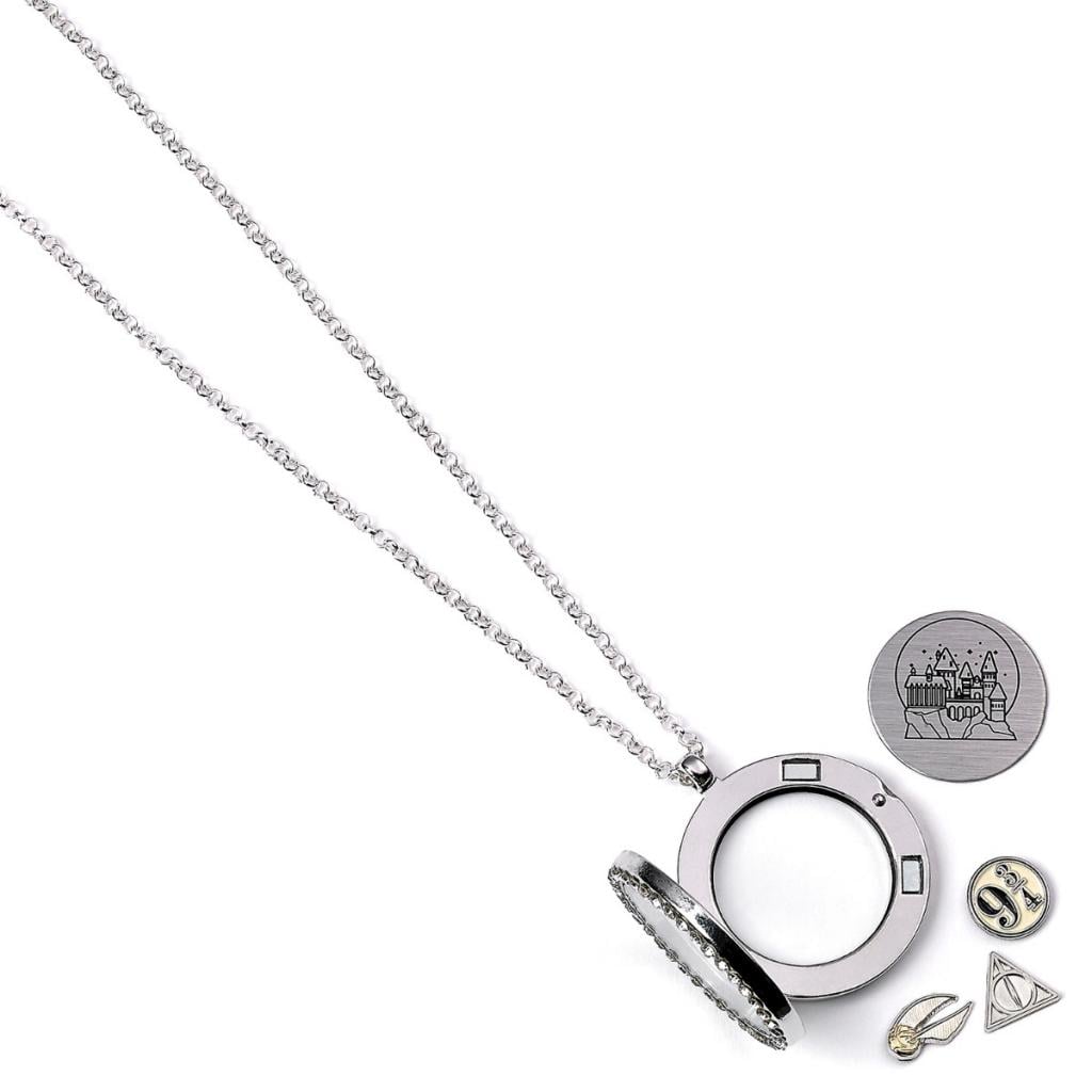 HARRY POTTER - Collier Médaillon + 3 Minis Charmes - 3