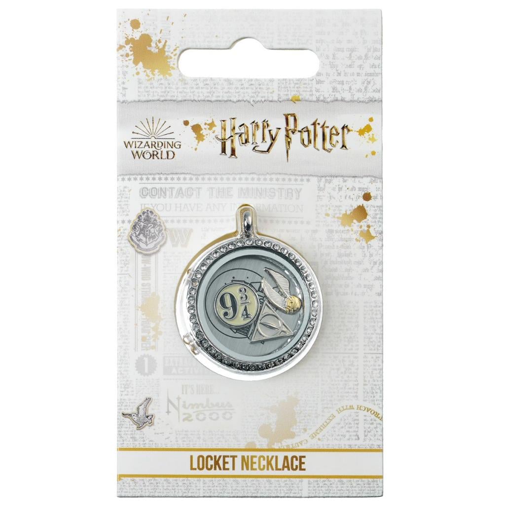 HARRY POTTER - Collier Médaillon + 3 Minis Charmes - 4