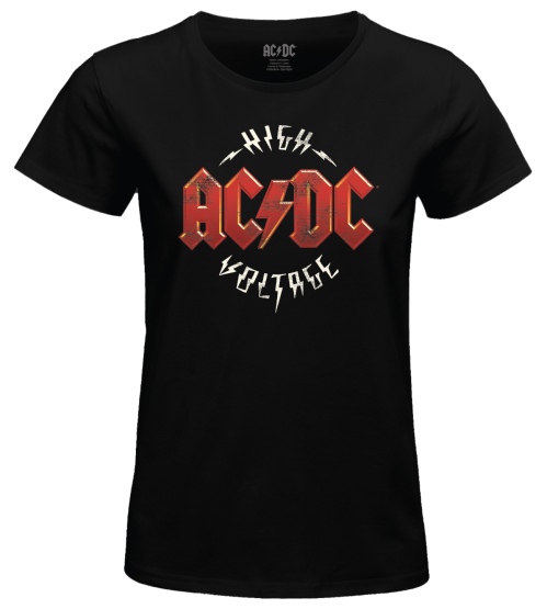 AC/DC - High Voltage - T-Shirt Women (L) : ShopForGeek.com: T-Shirt ...
