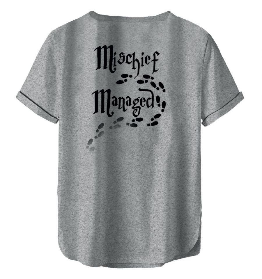HARRY POTTER I Solemnly Swear Donna T-Shirt Nero L 100% Cotone Largo