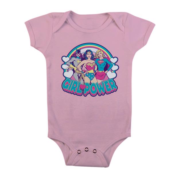 BATMAN Baby Body Girl Power Pink (12 Month) ShopForGeek