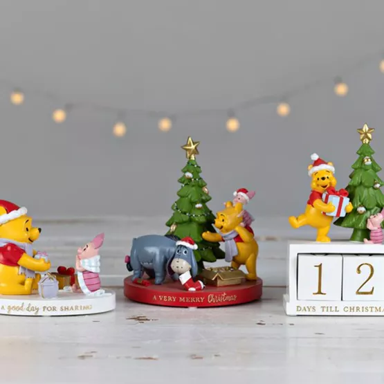 DISNEY - Winnie L'Ourson & Porcinet - Noël - Figurine - 3