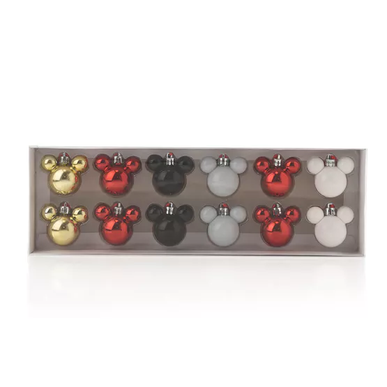 MICKEY - Set de 12 Minis Boules de Noël - 2