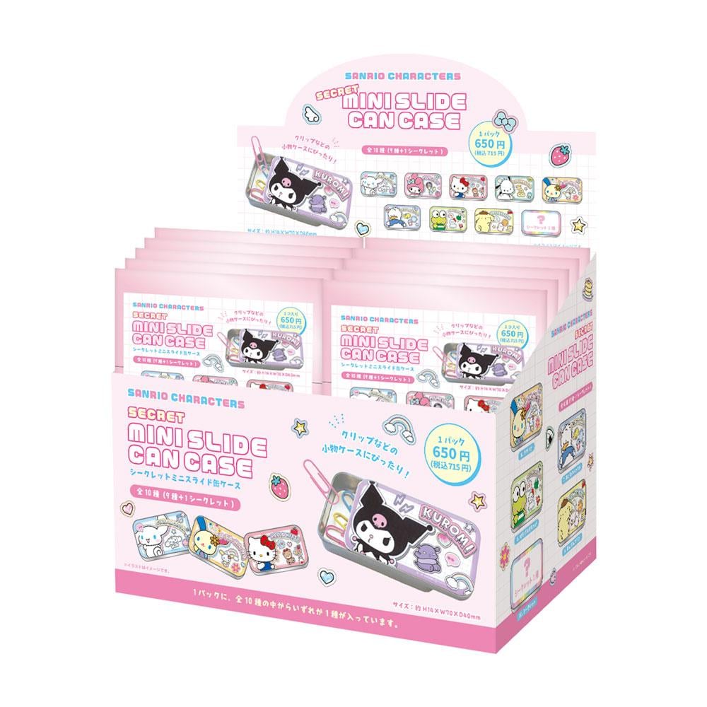SANRIO CHARAC. -Secret Mini Slide Can Case (14x7cm) -BLIND BOX (10pcs) - 2