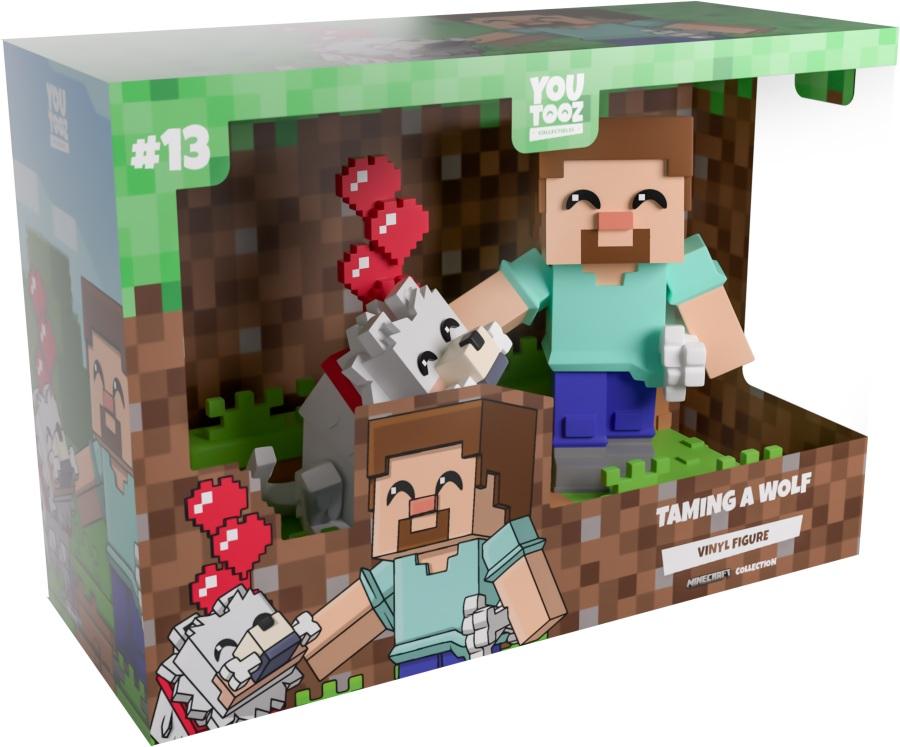 MINECRAFT - Taming a Wolf - Figure Youtooz 13cm - 2
