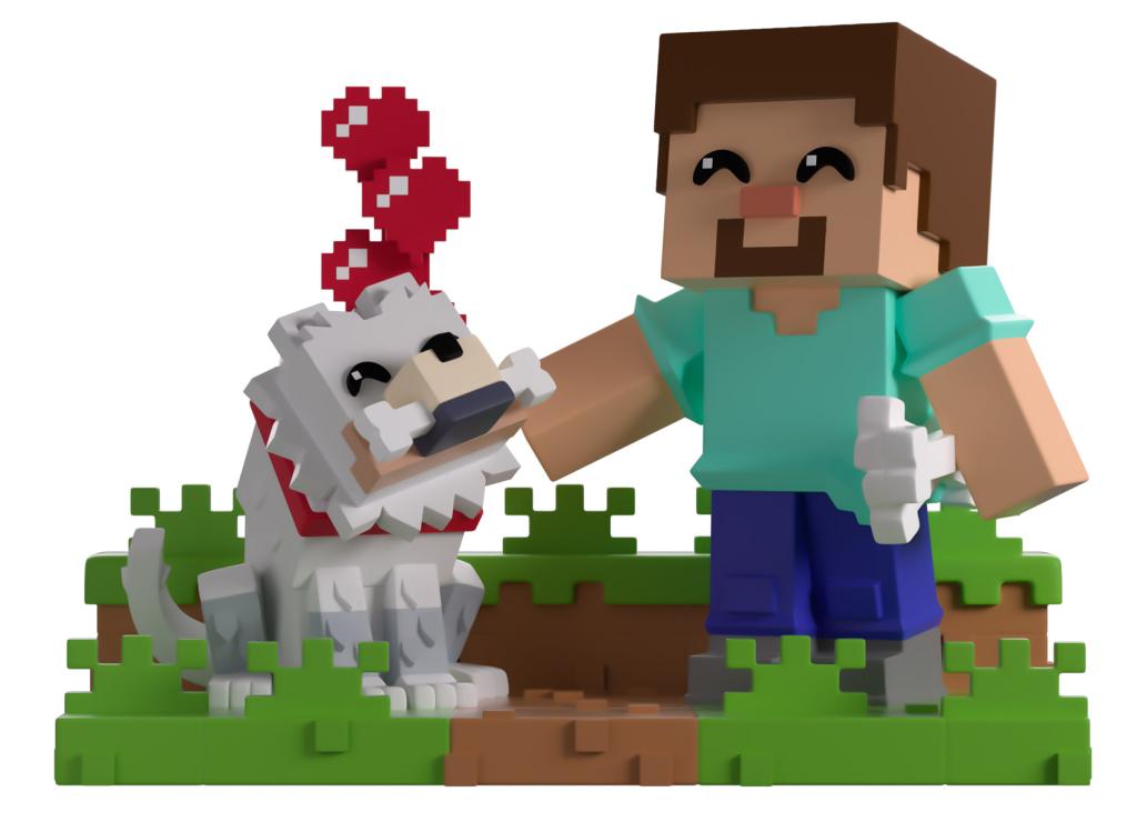 MINECRAFT - Taming a Wolf - Figure Youtooz 13cm - 3