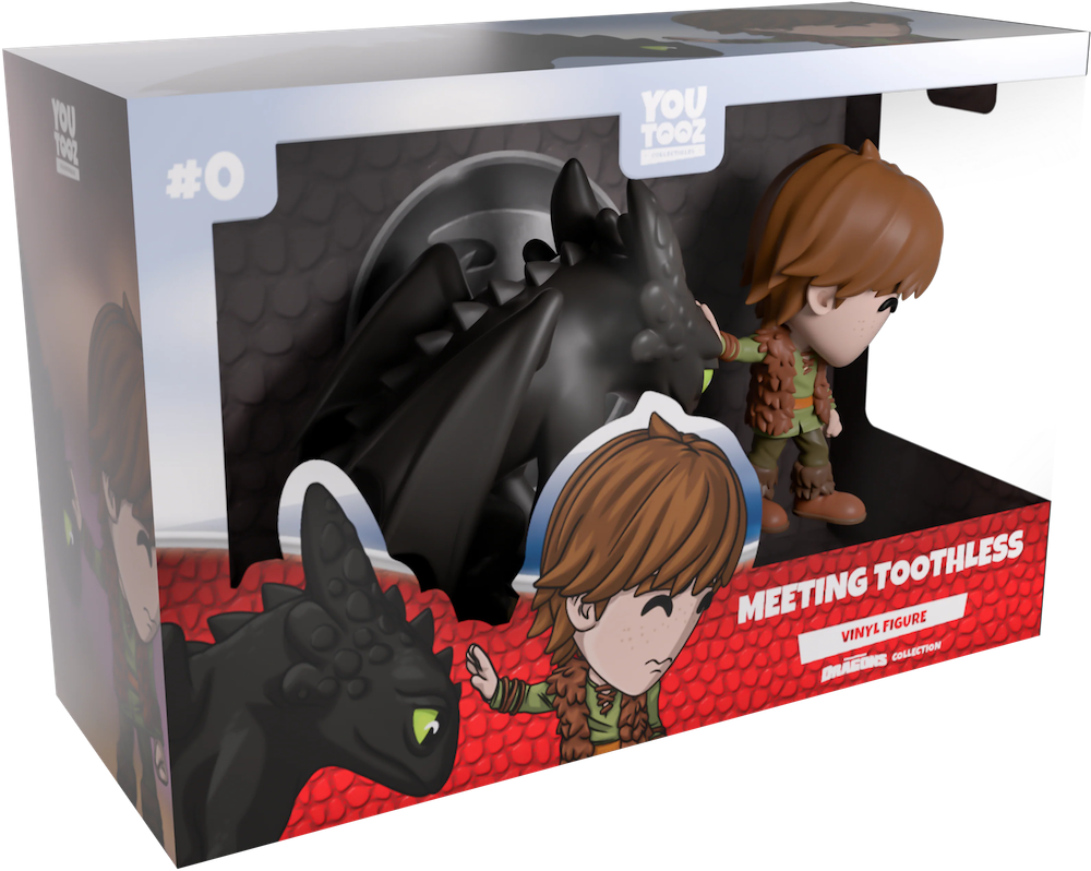 HOW TO TRAIN YOUR DRAGON - Meeting Toothless - Figure Youtooz 11cm - 2