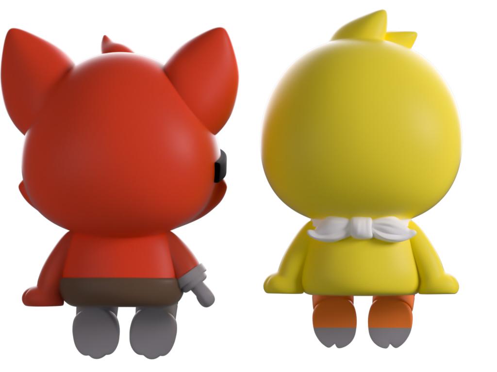 FIVE NIGHTS AT FREDDY'S - Chica & Foxy - Monitor Buddiez 6cm - 4