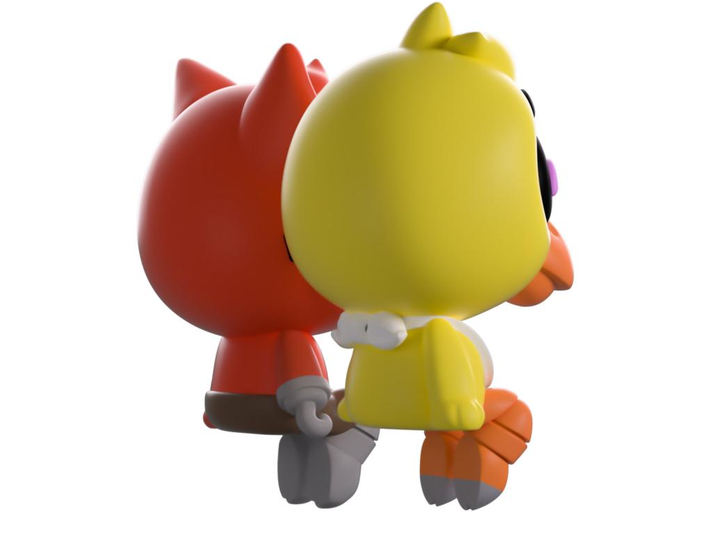FIVE NIGHTS AT FREDDY'S - Chica & Foxy - Monitor Buddiez 6cm - 5
