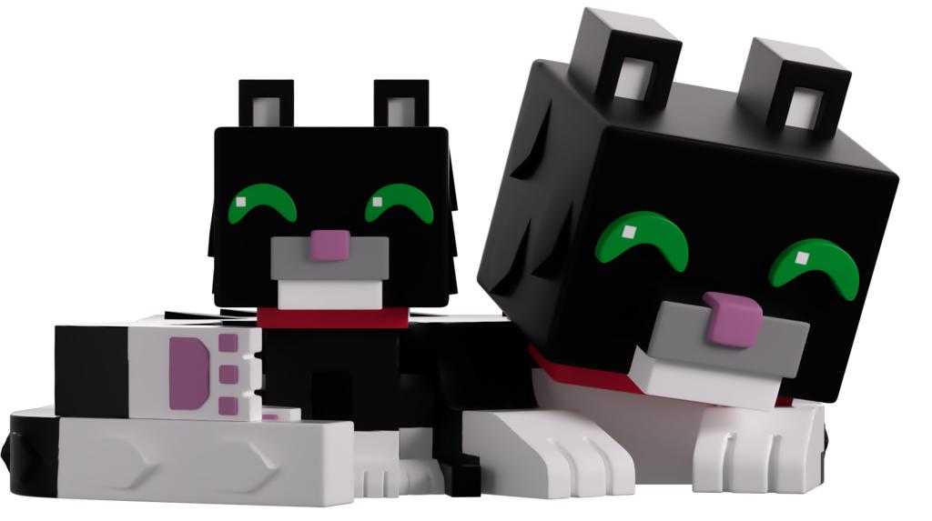 MINECRAFT - Chat Tuxedo - Figurine Youtooz 7cm - 3