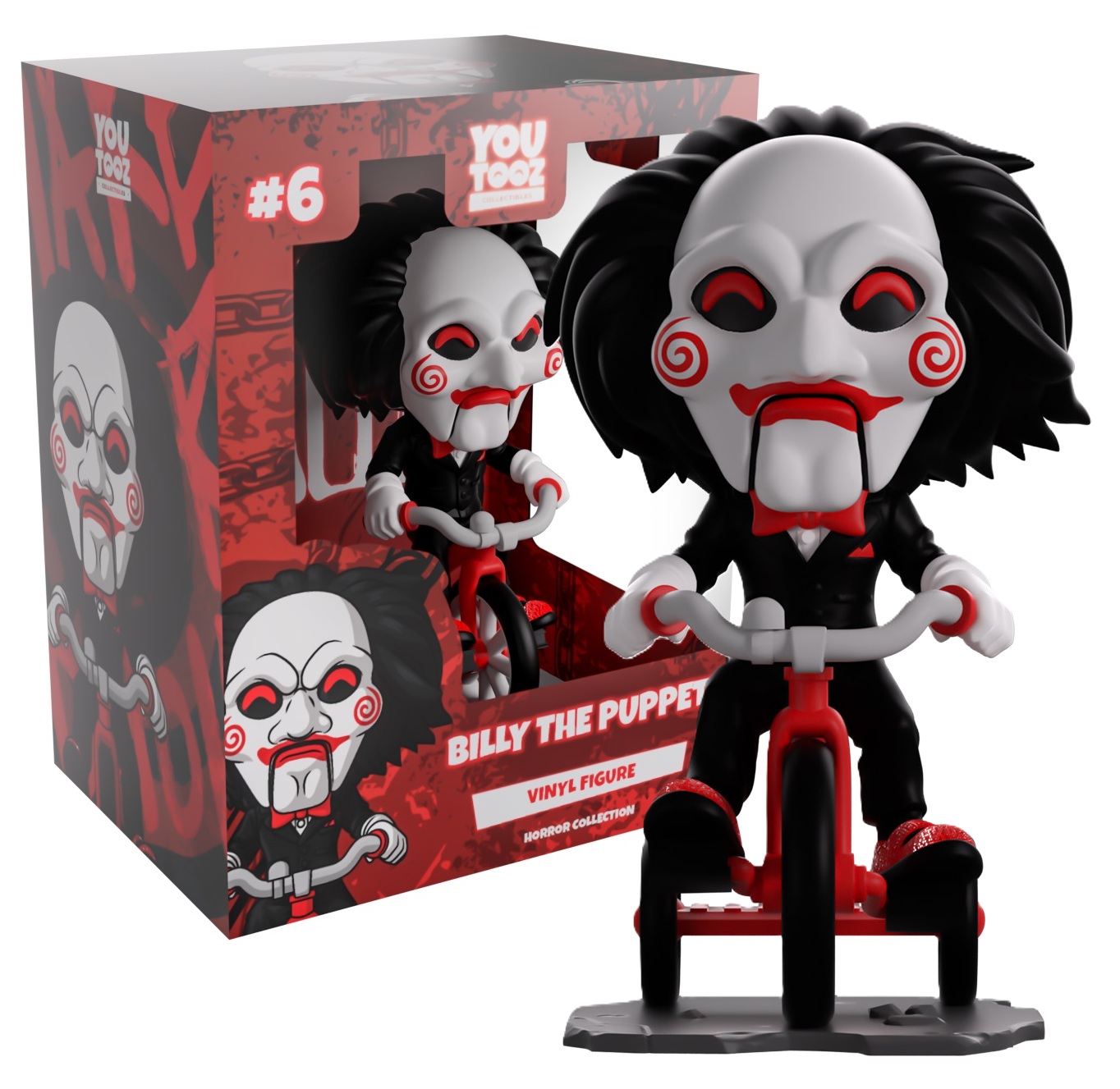The Noble Collection – Figura Bendyfig De Billy (Saw) 18 Cm, Muñeco Maleable Y Articulado, Ideal Para Coleccionistas Y Fans De La Saga De Terror