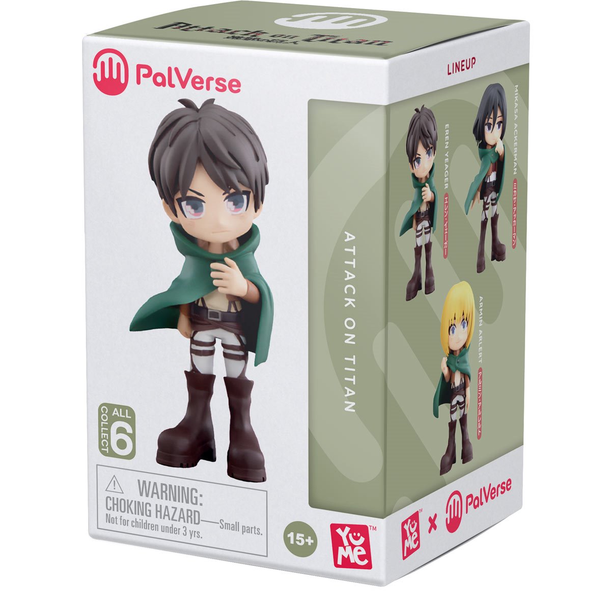 L'ATTAQUE DES TITANS - Blind Box - Assortiment 6 Figurines 9cm