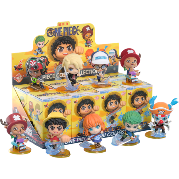 ONE PIECE - Netflix - Assort. 8 Figurines Cosbi 8cm BLIND BOX