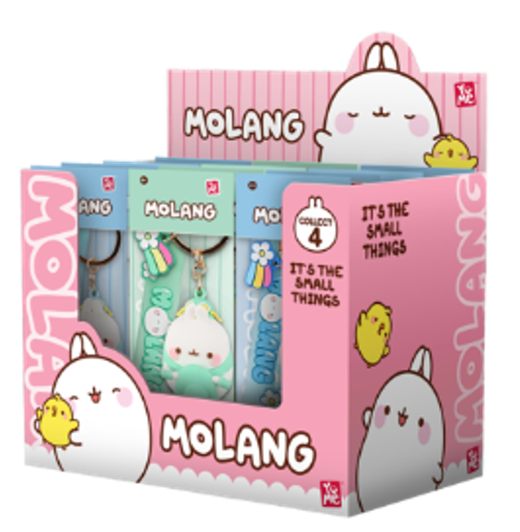 MOLANG - Scooter Series - Assortiment 12 Porte-Clés 6-7cm Blind Box - 3