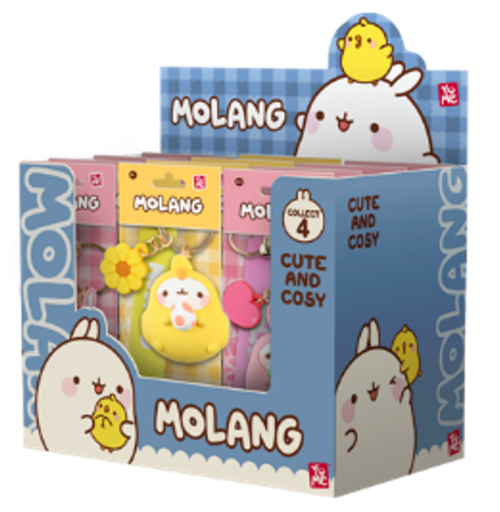 MOLANG - Animal Costume Series -Assortiment 9 Porte-Clés 5cm Blind Box - 3