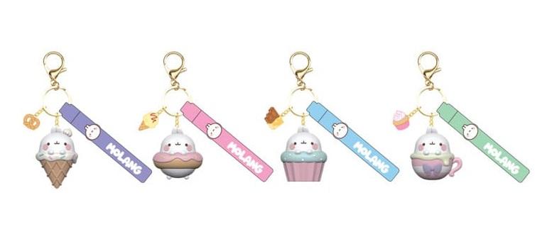 MOLANG - Snack Times Series - Assortiment 9 Porte-Clés 5cm Blind Box - 2
