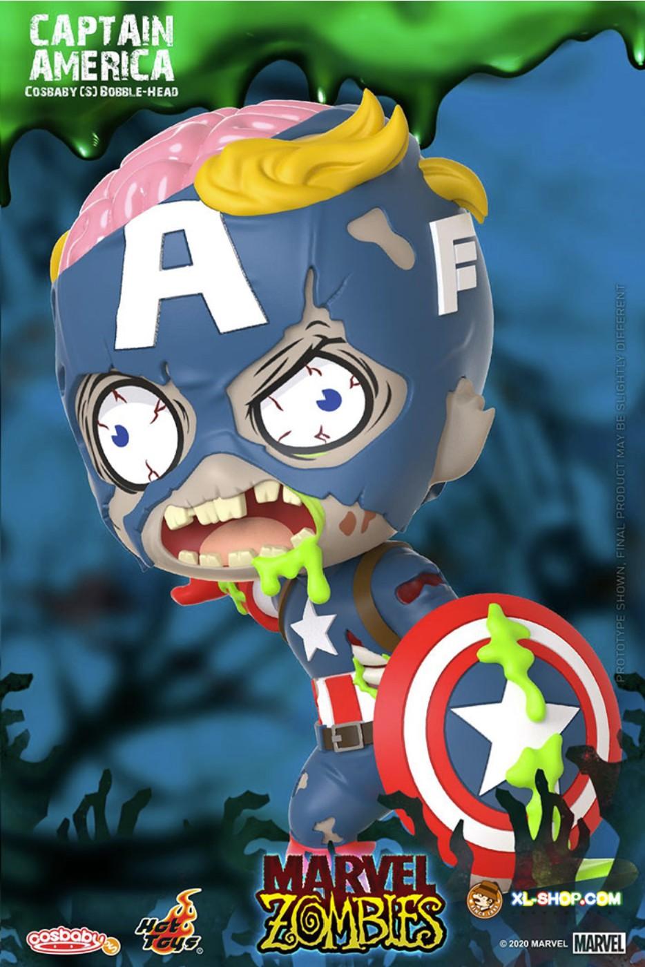 MARVEL - Cosbaby - Wave 1 - Captain America Zombie - 2