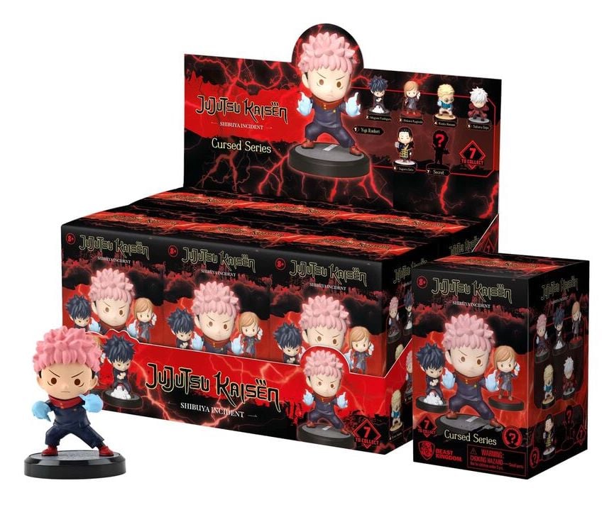 JUJUTSU KAISEN - Cursed Series - Assortiment 6 Figurines Blind Box
