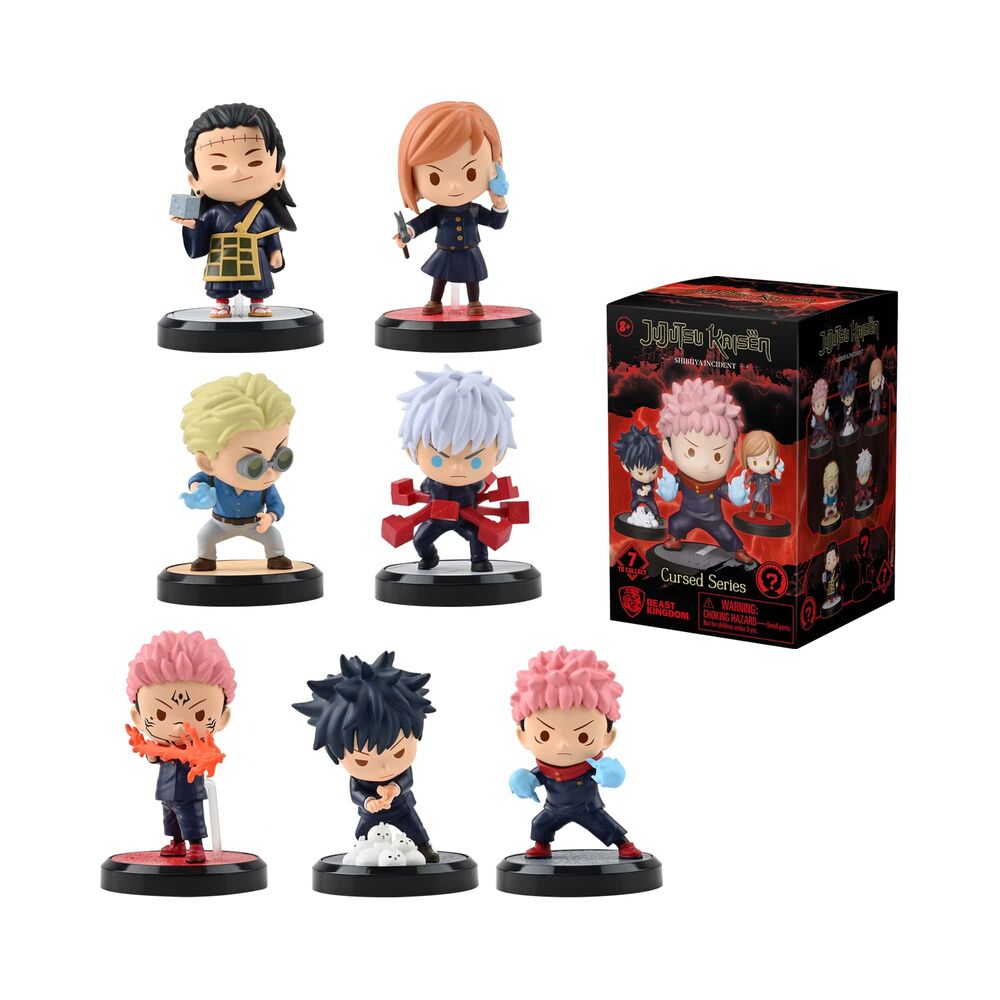 JUJUTSU KAISEN - Cursed Series - Assortiment 6 Figurines Blind Box