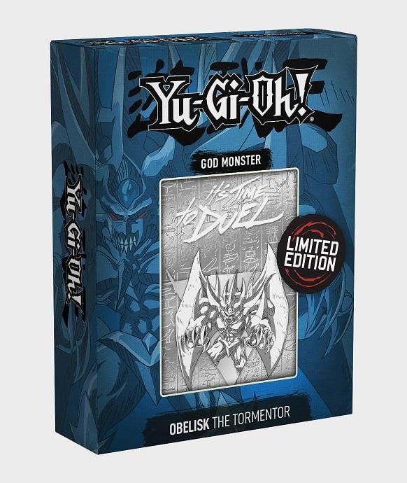 YUGIOH! Obelisk le Tourmenteur Carte métal Dieu Egyptien LTD Object