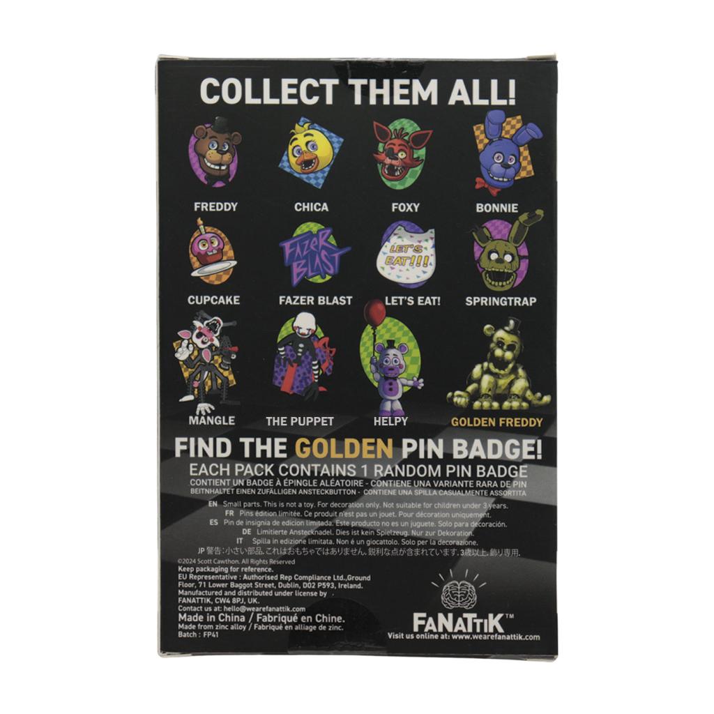 FIVE NIGHTS AT FREDDY'S - Mystery Box de 12 Pin's - 6