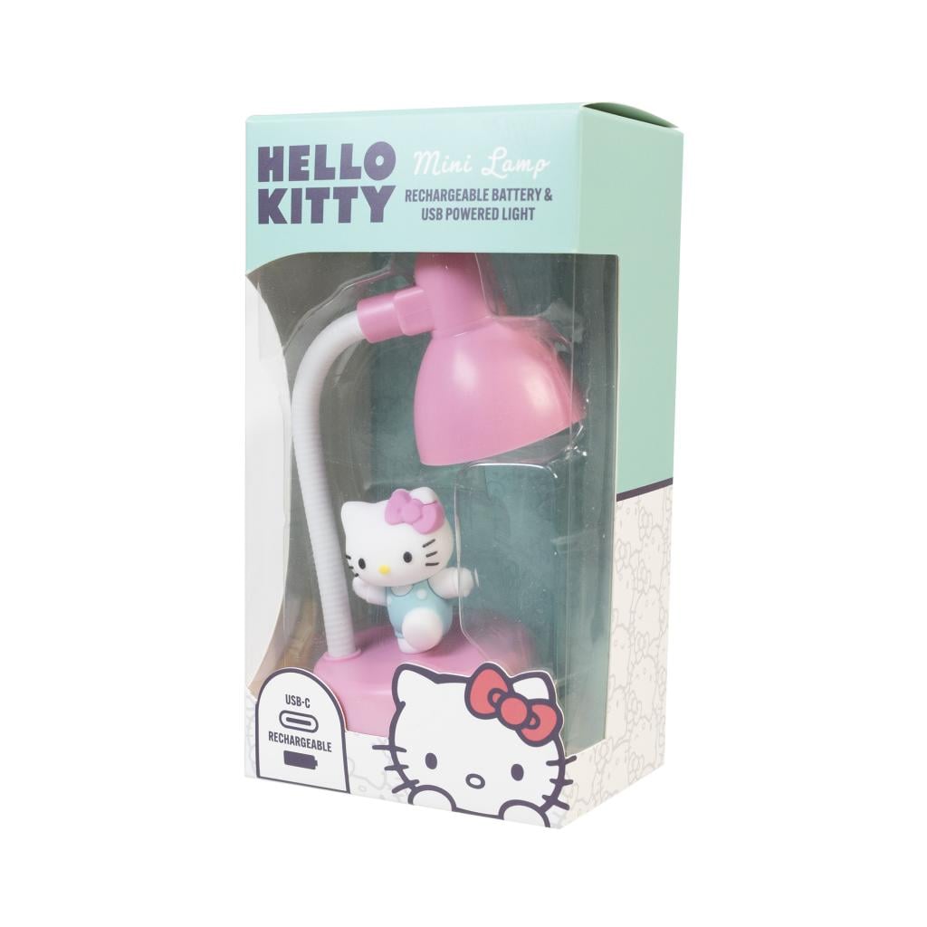 HELLO KITTY - Rechargeable Desk Mini Lamp - 15cm - 5