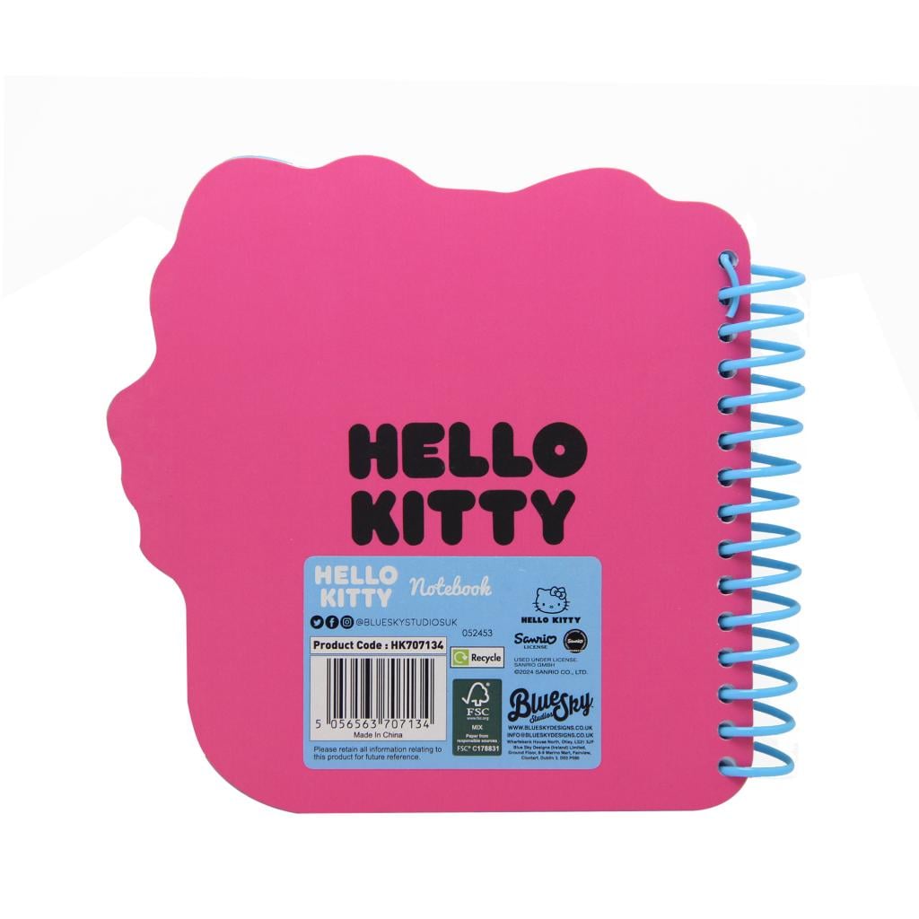 HELLO KITTY - Shaped Notebook : ShopForGeek.com: Schulbedarf Blue Sky ...