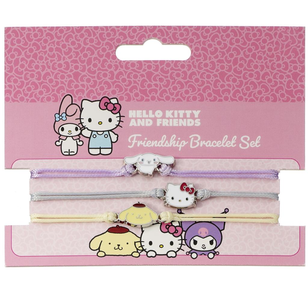 HELLO KITTY & Friends - Set of 3 Friendship Bracelets - 3