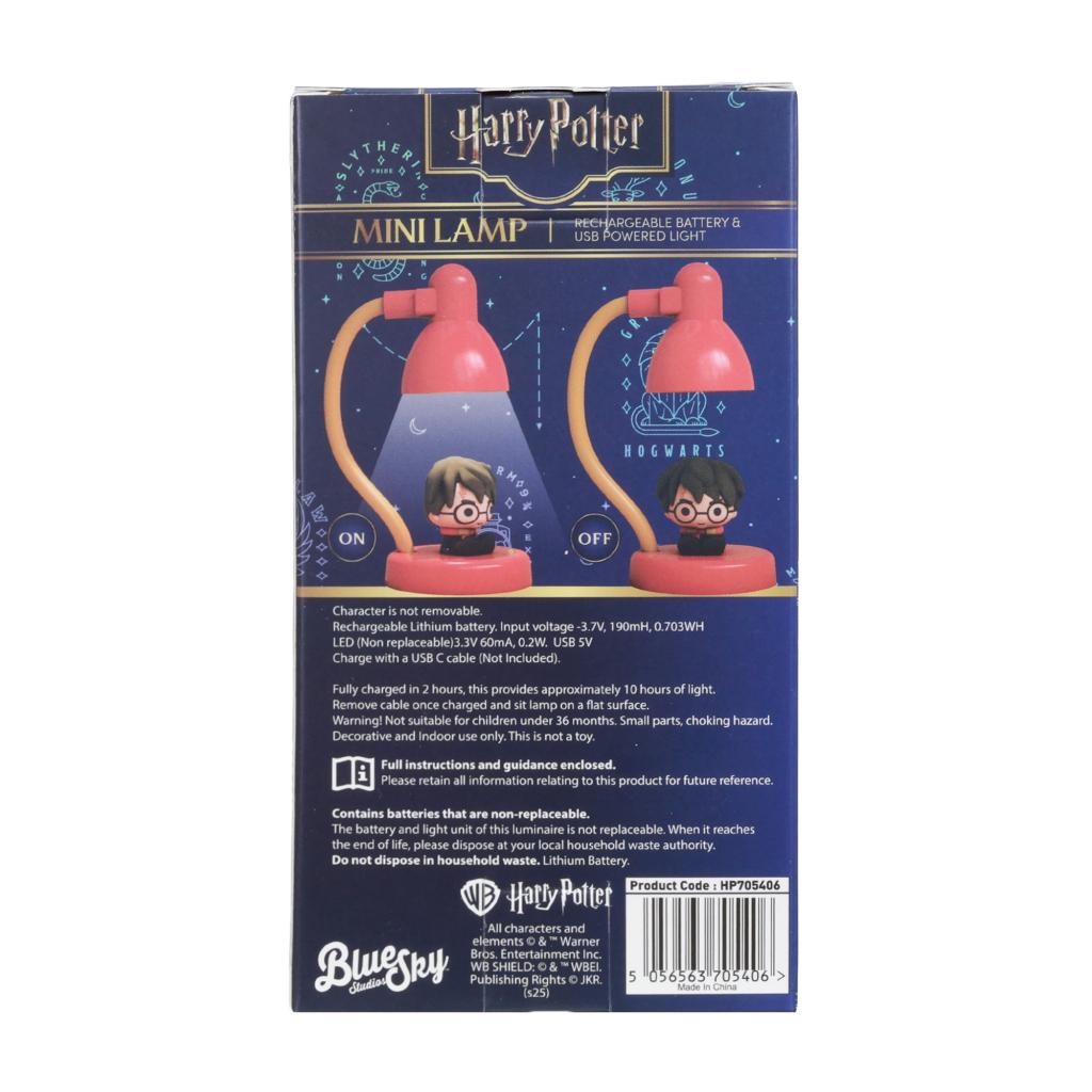 HARRY POTTER - Mini Lampe de Bureau Rechargeable - 15cm - 6