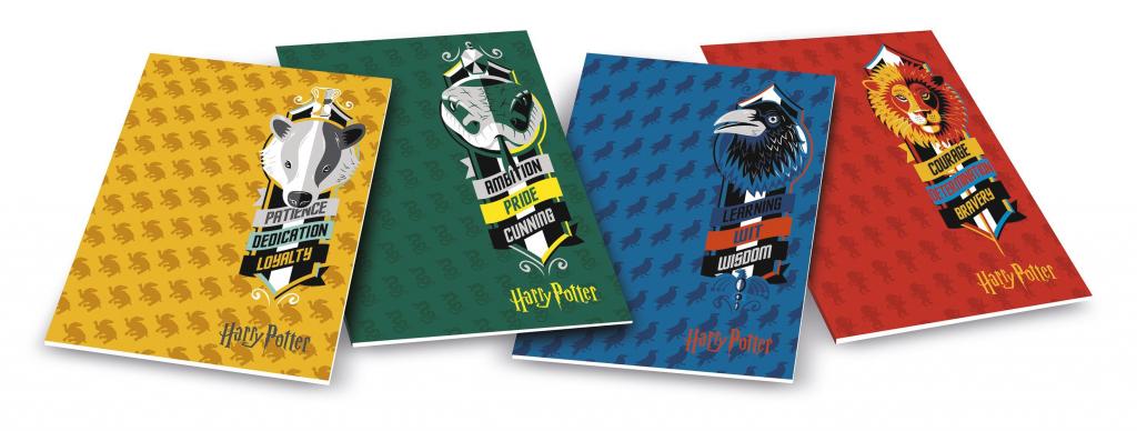 HARRY POTTER - Lot de 4 cahiers 17 x 22 cm : ShopForGeek.com
