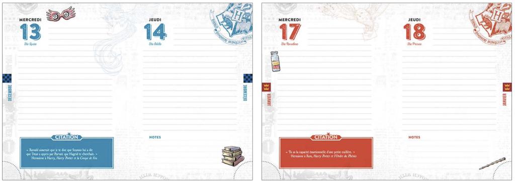 HARRY POTTER - Agenda 2023-2024 - 3