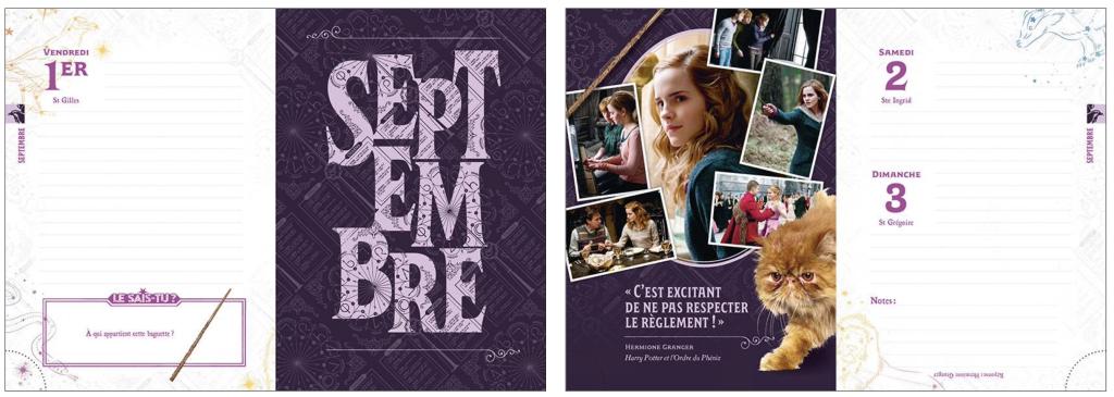 HARRY POTTER - Agenda 2023-2024 - Fière d'être une sorcière - 2
