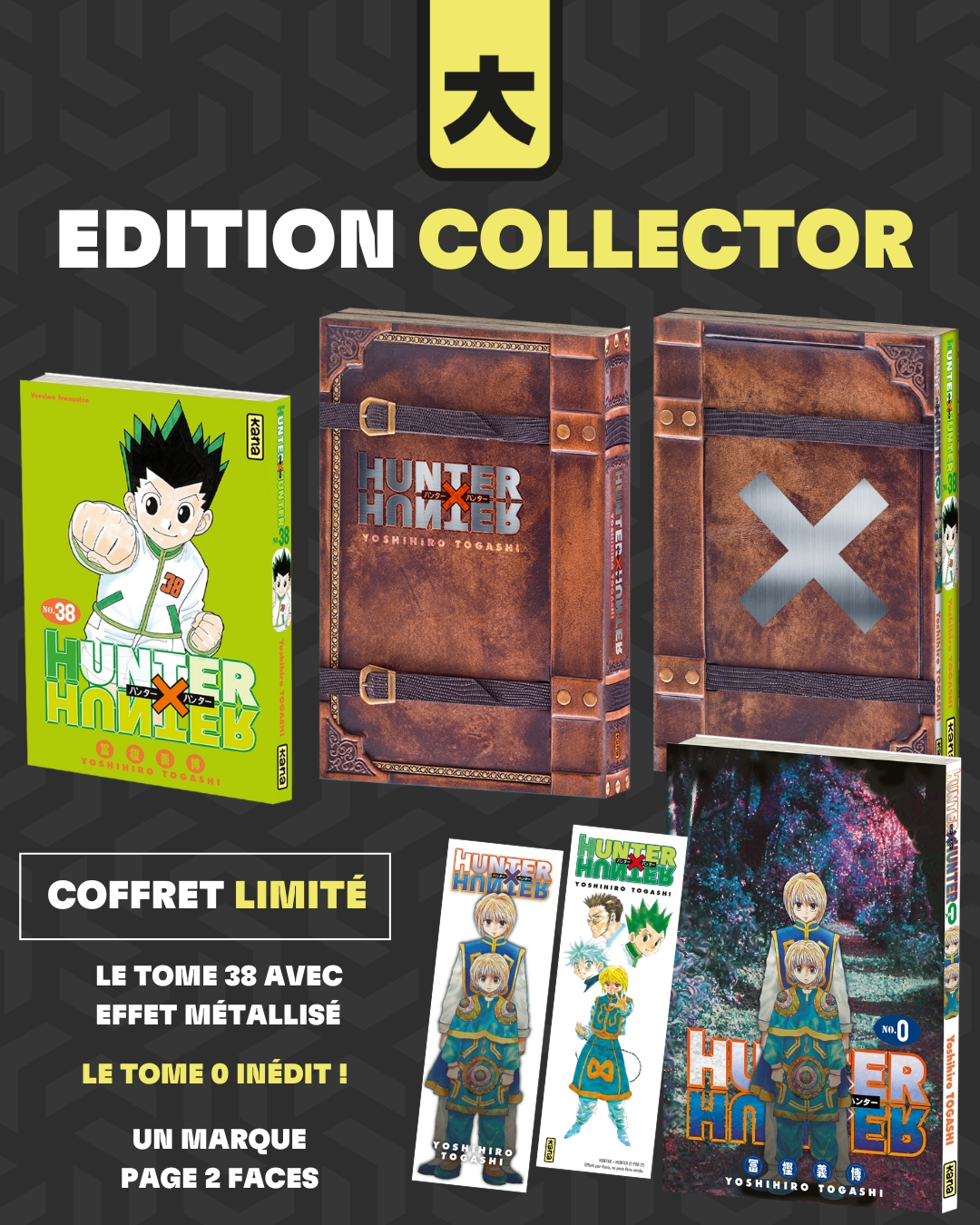 HUNTER x HUNTER - Tome 38 - COFFRET COLLECTOR : ShopForGeek.com
