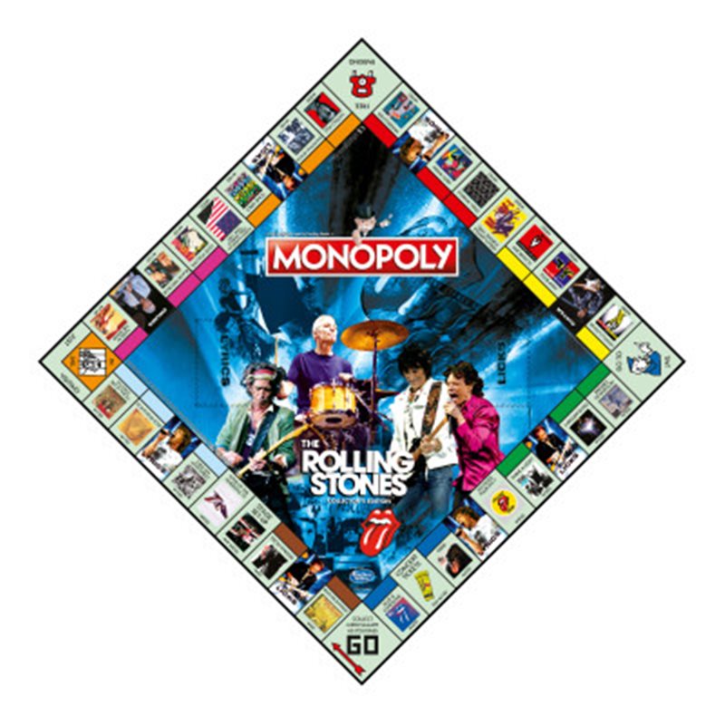 MONOPOLY Rolling Stones (UK) Board game Rolling Stones