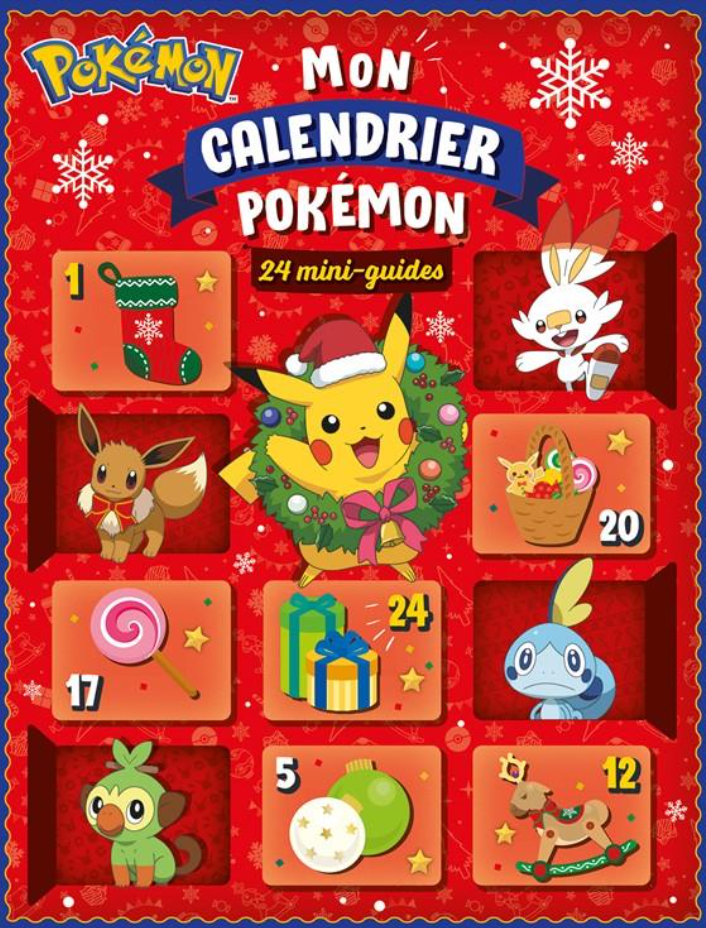POKEMON Calendrier de l'Avent grand format 24 miniguides