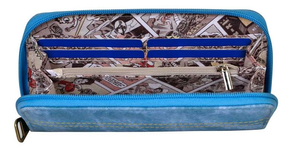 STITCH - Denim - Portefeuille - '19x10x2cm' - 4