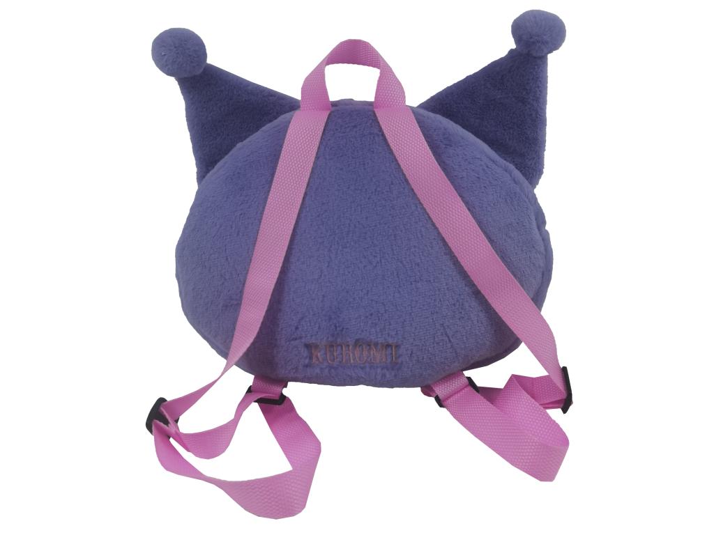 KUROMI - Purple - Fur Backpack - 28x24x7cm - 2
