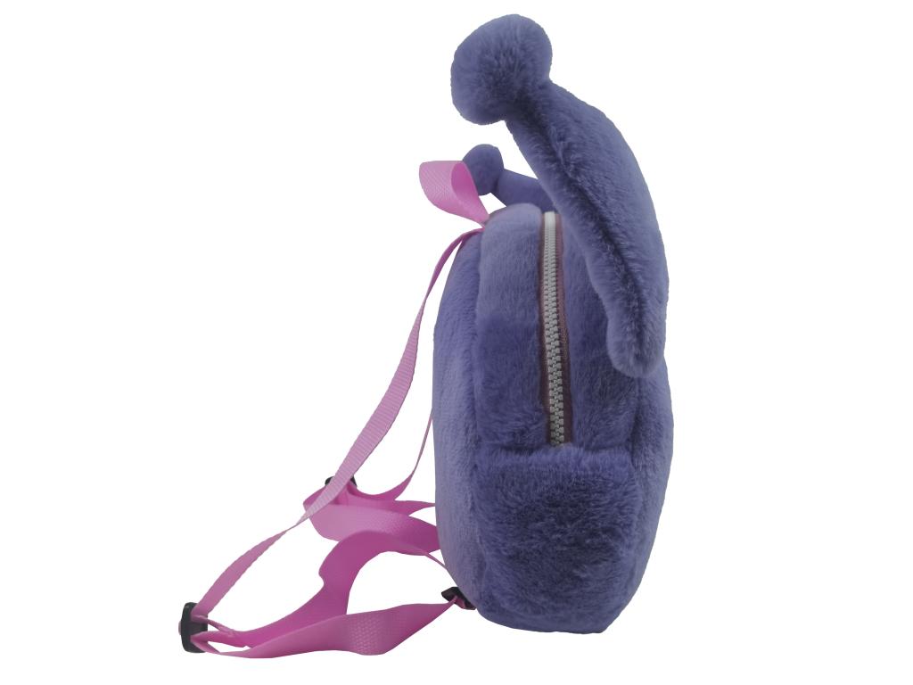 KUROMI - Purple - Fur Backpack - 28x24x7cm - 3