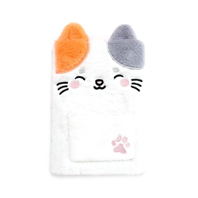 KAWAII - Lola the Cat - Premium Fluffy Notebook + 1 Mini - 4