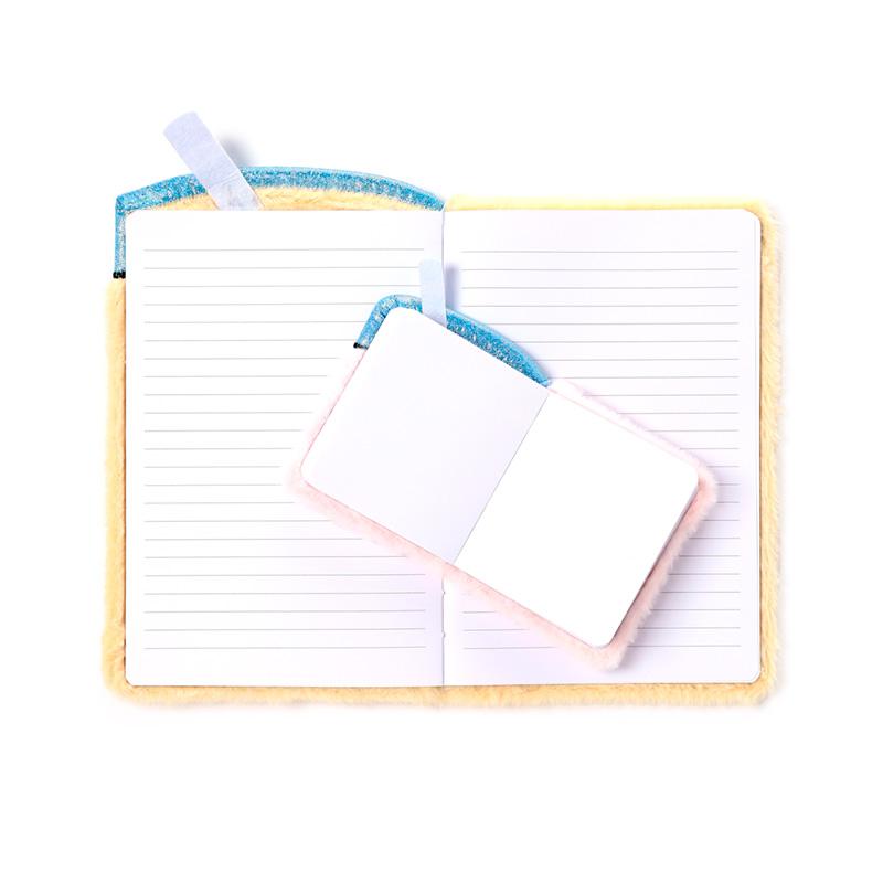 KAWAII - Boba the Bubble Tea - Premium Fluffy Notebook + 1 Mini - 5