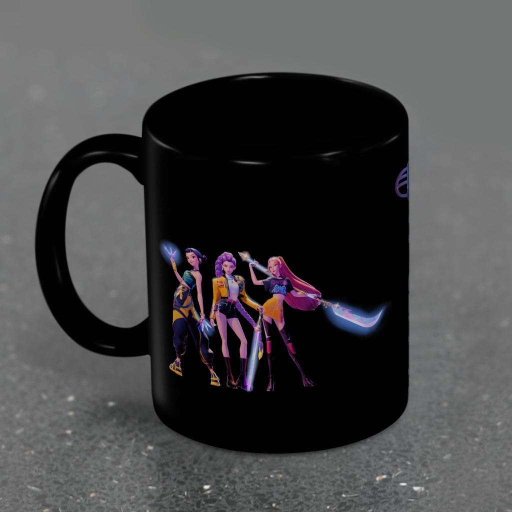 K-POP DEMON HUNTERS - Huntrix - Black Pod Mug 325ml - 2