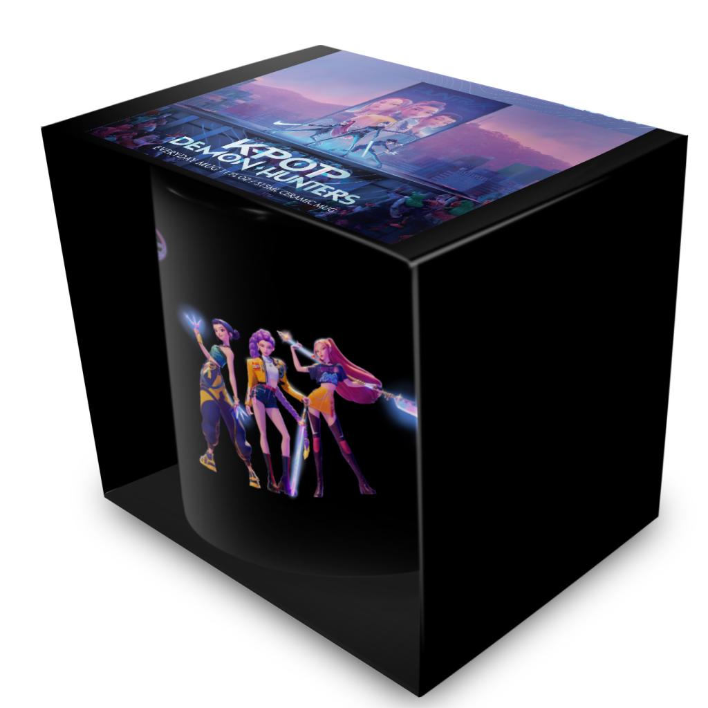 K-POP DEMON HUNTERS - Huntrix - Black Pod Mug 325ml - 4