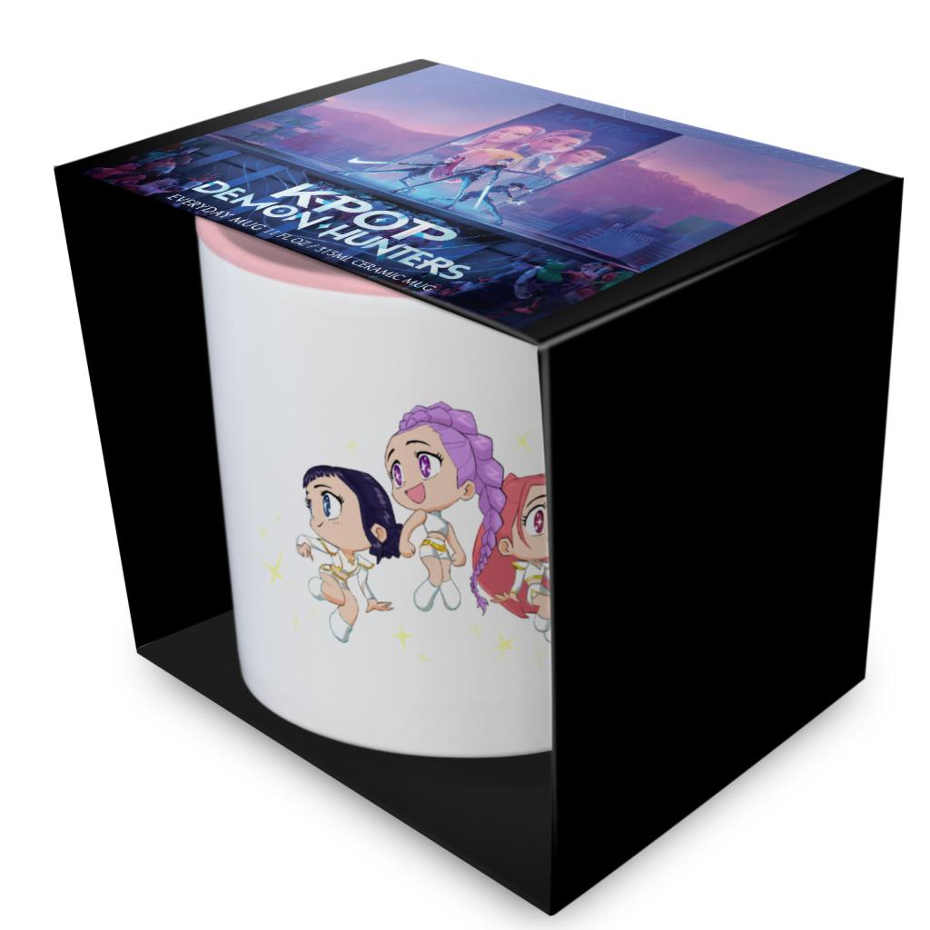 K-POP DEMON HUNTERS - Huntrix Chibi - Mug interieur Coloré 325ml - 4