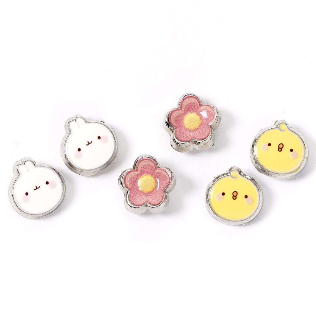 MOLANG & Piu Piu - Set of 3 Stud Earrings - 2