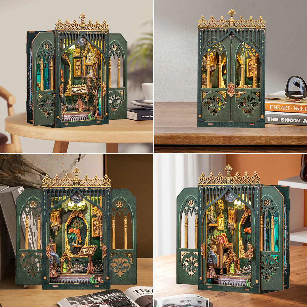 MINIATURE HOUSE - DIY - The Darkness Herbarium - 90pc + LED Light - 5